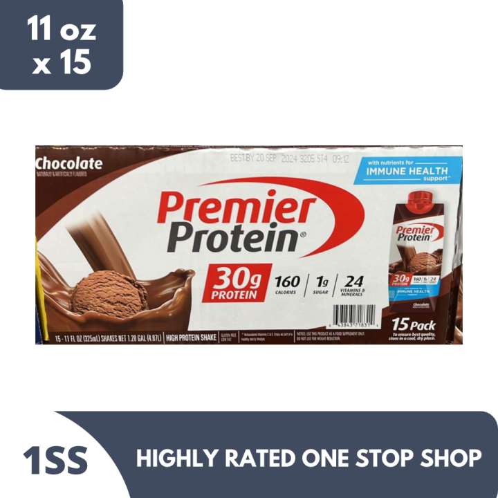 Premier Protein Shake, Chocolate, 30g Protein, 11oz | Lazada PH