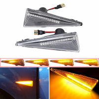 2x แบบไดนามิก LED กระพริบไฟเลี้ยวด้านข้าง Marker Light สำหรับ Renault MK4 Vel Satis Wind Avantime Megane 2 Scenic 2 Espace 4