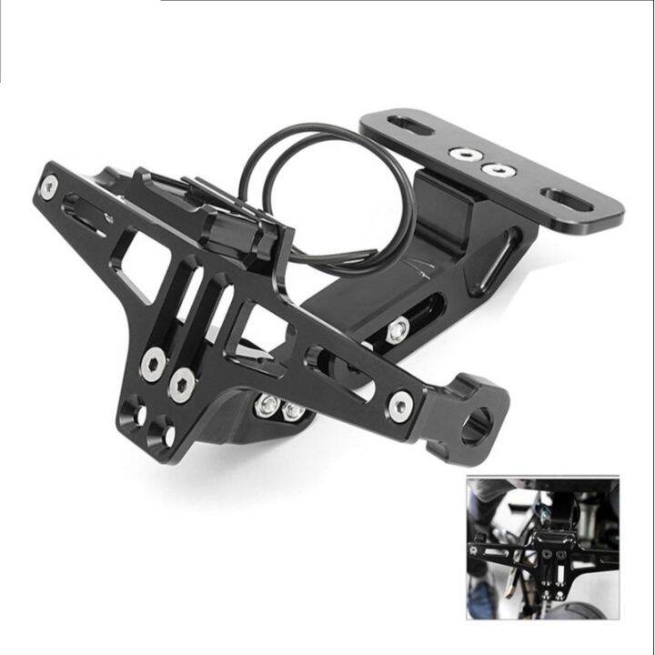Motorcycle License Plate Bracket Fender Eliminator Kit Universal