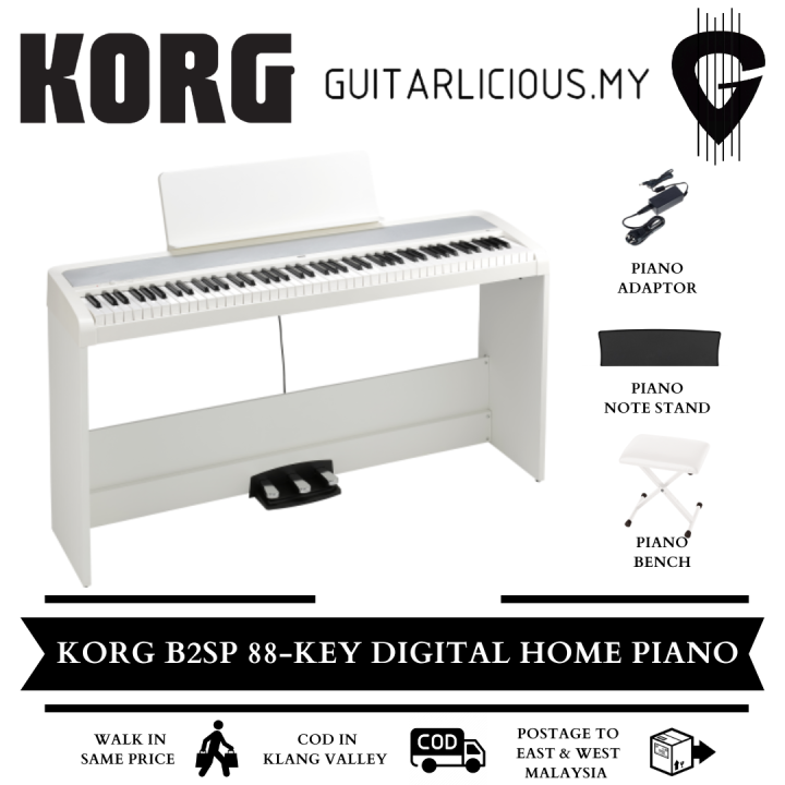 B2SP 88Key Digital Piano with Weighted Hammer Action (NH) & Triple Pedal including