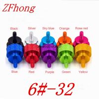 10ชิ้น632*6อลูมิเนียมที่มีสีสันขั้นตอนมือกระชับสกรูคอมพิวเตอร์กรณีสกรู