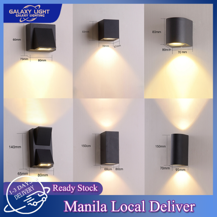 【Philippine Local Delivery】 Modern LED Wall light Outdoor Lighting Home