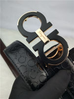 【Ready Stock】 Genuine Leather Belt for Men Automatic Belts with Metal Buckle Cowskin Strap Luxury Casual Belt Men