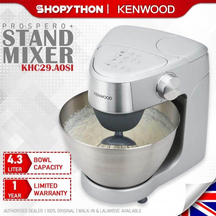 KENWOOD Prospero+ KHC29.A0SI (4.3L) Silver 1000w Dough Hook KBeater