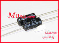 50V 1uF 100 elum 105C ใหม่ Axial Audio Electrolytic Capacitance 6.5x13มม. +- 20