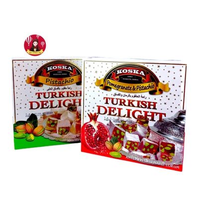 เตอร์กิชดีไลท์ ขนมชื่อดังจากตุรกี Turkish delight 200 กรัม แบรนด์ KOSKA (โลคุม)พร้อมส่ง