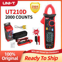 11.11 (คลังสินค้าพร้อม) UNI-T UT210Dแคลมป์มิเตอร์ดิจิทัลDC ACพร้อมการทดสอบอุณหภูมิอัตโนมัติของมัลติมิเตอร์แรงดันไฟฟ้า600V