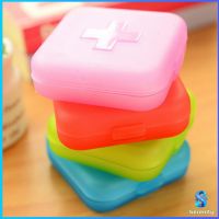 Serenity กล่องยา มินิ กล่องสีสันลูกกวาด หลายช่อง กล่องยาแบบพกพา Cross-packing pill box