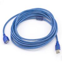 cable USB V2.0 F/M สายต่อยาว 10m (สีฟ้า)