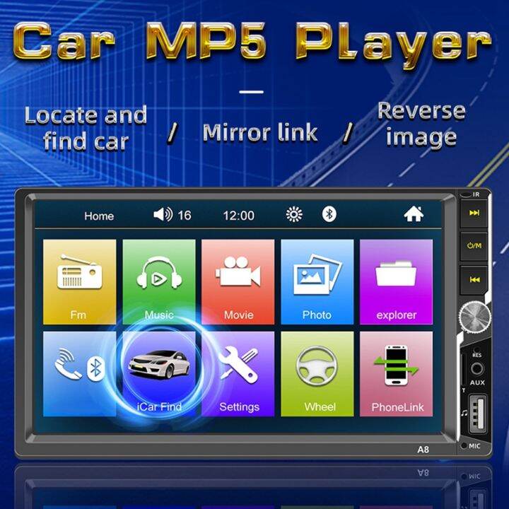 2 Din Car Radio Multimedia Player 2DIN Touch Screen Auto Audio