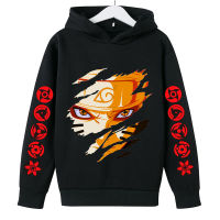 NARUTO Hoodie เสื้อกันหนาวพร้อมกระเป๋าสำหรับเด็กชายหญิงใหม่อะนิเมะพิมพ์ Hoodie Sweatshirt หลวม Casual Harajuku เสื้อกันหนาวชายหญิง