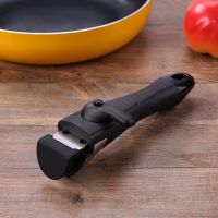 Removable Detachable Pan Handle Pot Dismountable Clip Grip Handle for Kitchen Frying Pan Clamp Outdoor Tableware Tools Pots Pans