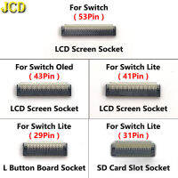 JCD 29/31/41/43/53 Pin FPC ซ็อกเก็ตหญิงเมนบอร์ดจอแสดงผล LCD หน้าจอ Flex Cable คลิป Ribbon Connector สำหรับสวิทช์ NS Lite OLED-sg7f