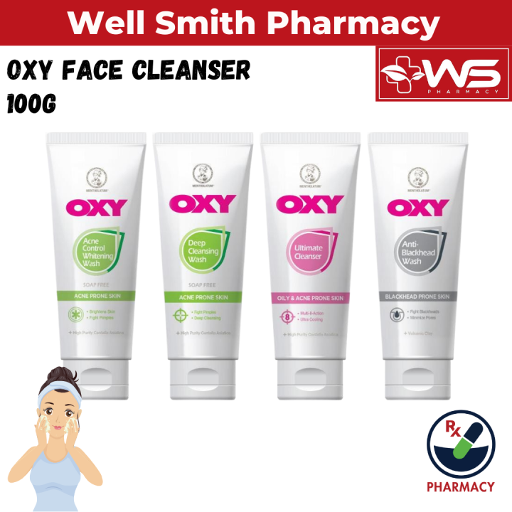 Oxy Face Cleansing Wash 100g Ready Stock Lazada