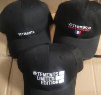 Streetwear Hip Hop Classic Logo Embroidery Vetements Limited Edition Caps Men Women 1:1 Best Quality Flag VTM Hat