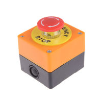 dongcheng Red Sign MUSHROOM Emergency STOP PUSH button SWITCH Station 1 NO 1 NC