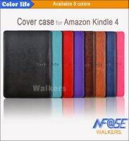 เคสสำหรับ Kindle 4 5ฝาครอบแบบบางสำหรับ Kindle 5 Auto Sleep Leather Funda สำหรับ Kindle 4 2012กรอบปกป้องอีรีดเดอร์