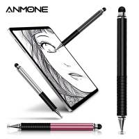 ปากกาสไตลัส ANMONE 2 In1สำหรับ Ipad แท็บเล็ตดินสอปากกาวาดรูป Capacitive ปากกาสัมผัสหน้าจอปากกาอัจฉริยะ Stilus สำหรับมือถือคอมพิวเตอร์