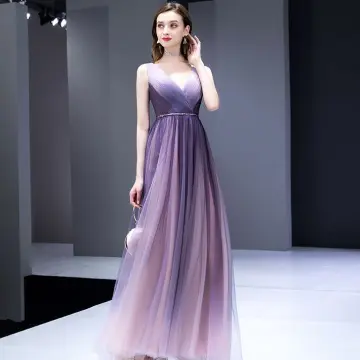 Purple long clearance dress formal