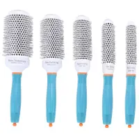 Roller Comb Professional 5 Size Hair Dressing Brushes High Temperature Resistant Round Comb Hair Styling Tool Hairbrush