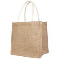 Jute Burlap Tote Large Reusable Grocery Bags with Handles Women Shopping Bag DIY Eco-Friendly Shopping Bag