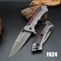 Browning   มีดพับ  มีดพับพกพา 22cm รุ่นFA24 มีดพับตั้งแคป์ มีดเดนป่าคมๆ มีดปอกผลไม้  ความแข็งสูง  Browning Folding Pocket Knife High Hardness