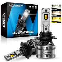 (Spot Goods) NOVSIGHT 9005 Led H7 6500K 4300K 3000K 3สีไฟหน้า H4 H11 H8 9006 HB3 9012ไฟหน้ารถหลอดไฟ60W 13000LM รถ LampSuggest Order 、.