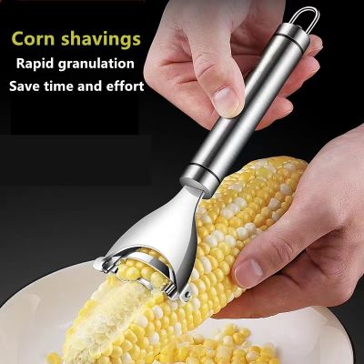 Stainless Steel Corn Stripper Peeler Corn Cutter Thresher Corn Stripper Fruit Vegetable Tools Cooking Tools Kitchen Gadgets Graters  Peelers Slicers