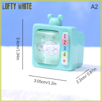 ของเล่นบ้านตุ๊กตาทีวีขนาดเล็กตุ๊กตาการ์ตูน Lofty 1 12บ้านตุ๊กตาของเล่นในห้องนั่งเล่นจำลองของตกแต่งเฟอร์นิเจอร์