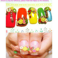 Follow Get New[Beautiful SS] 1000pcs 3D สัตว์ผลไม้ Slice Clay DIY Nail Art Tips Sticker Decoration