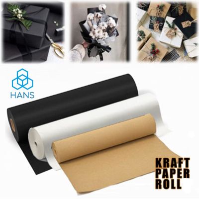 【YF】▲♧⊕  KRAFT Paper GIFT WRAPPING Raw ROLL Colored Recycled Thick Cardboard SCRAPBOOK ALBUM