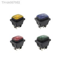 ▧  Fixed self-locking Waterproof 3 Positions 6Pin Rocker Switch with 12V lamp 1pcs