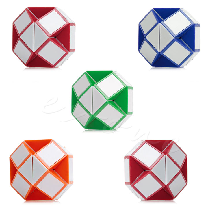 【Micheer】1Pcรูปงูเวทมนตร์ของเล่นเกม3D Rubixลูกรูบิคบิดปริศนาของเล่นปริศนาใหม่