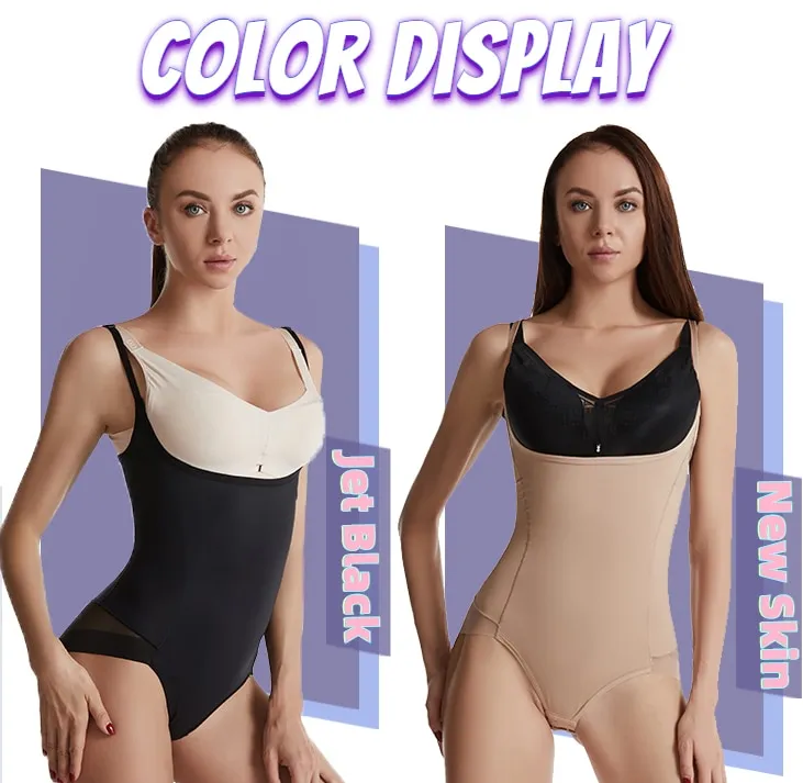 Bodysuits Women's Shapewear Lingerie Tummy Control Mesh Shapewear Bra and  Corset Convenience Bottom Open Underwear