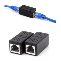 High Speed  Ways LAN Ethernet Network Cable RJ45 Female Splitter Connector Adapter for Home Office Laptop Docking Stations Cables