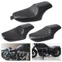 หนัง PU สำหรับมอเตอร์ไซค์,ที่นั่งผู้โดยสารด้านหน้าและหลังของรถสำหรับ Harley Sportster XL เหล็ก883 1200 48สี่สิบ-แปด2004-2016