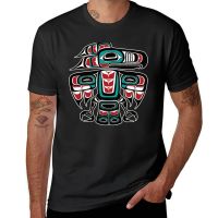 เสื้อยืด Haida Tlingit Native Raven Totem ขนาดใหญ่เกินไป