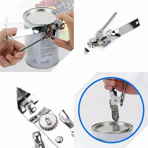 Alat Pembuka Kaleng Stainless Bukaan Kaleng Dan Tutup Botol Can Opener Lazada Indonesia 5854