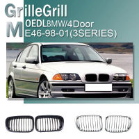 ด้านหน้ากระจังหน้าแข่ง Air Inlet ย่างเหมาะสำหรับ BMW 3 Series E46 325i 330i 323i 4ประตู1998 1999 2000 2001อุปกรณ์เสริมในรถยนต์