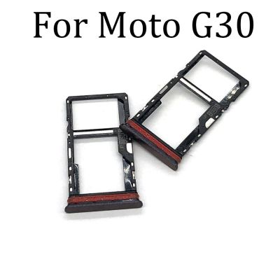 10PCS Sim Micro Sd Card Tray Holder Adapter Socket สําหรับ Motorola Moto G30