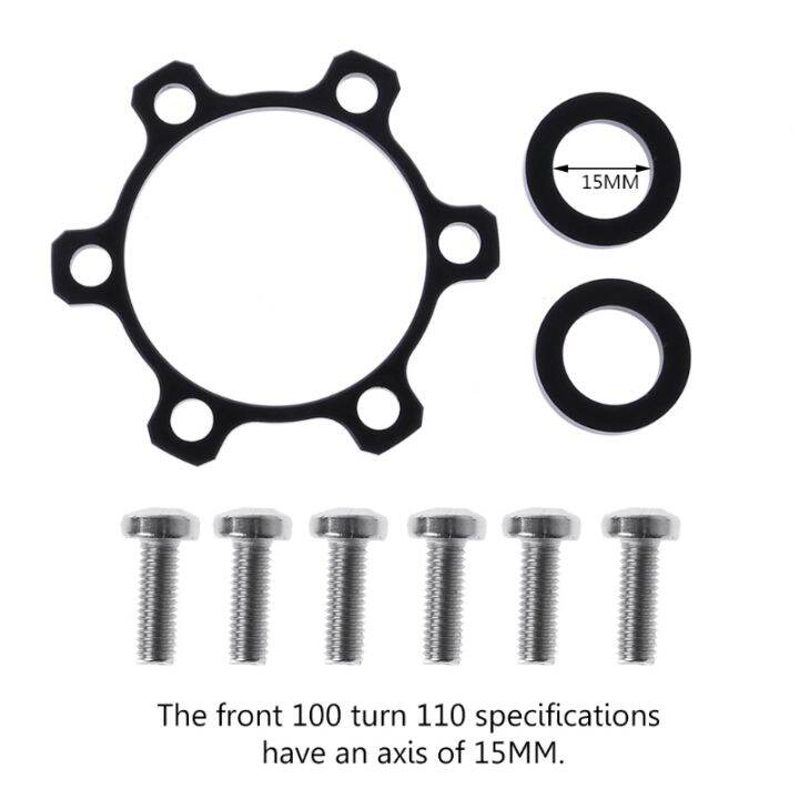 จักรยานฮับต่อพ่วงอัลลอยด์ด้านหน้าด้านหลัง-spacer-conversion-100ถึง110มม-142ถึง148มม