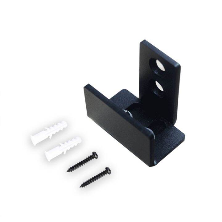 Sliding Door Floor Guides Black Closet Door Guide Floor Mounted Bottom Track Guide For Sliding