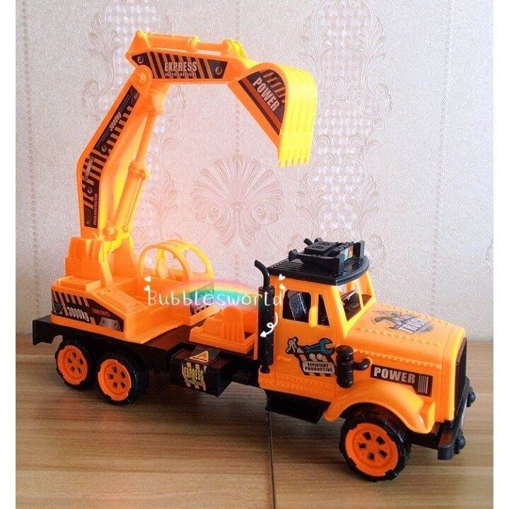 Backhoe Friction Toy Car Big Size for Kids Lazada PH