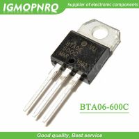 10pcs/lot BTA06 BTA06 600C BTA06 600 TO 220 Triac 600V 6A New Original Free Shipping