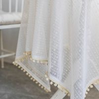 French Lace Gauze Tablecloth Ins Style Nordic White Small Round Table Tablecloth European Tea Table Cover Towel Background Cloth