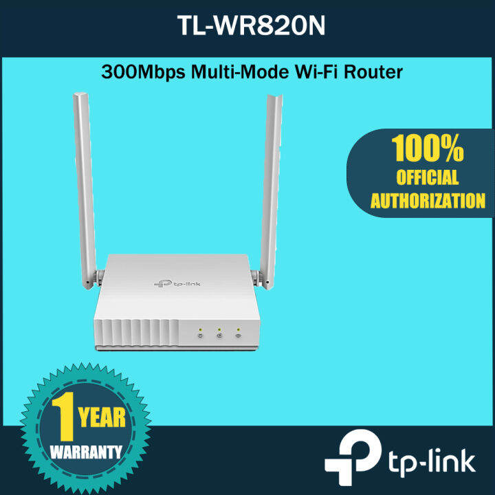 【READY Exclusive) TPLink TLWR820N 300 Mbps Single Band