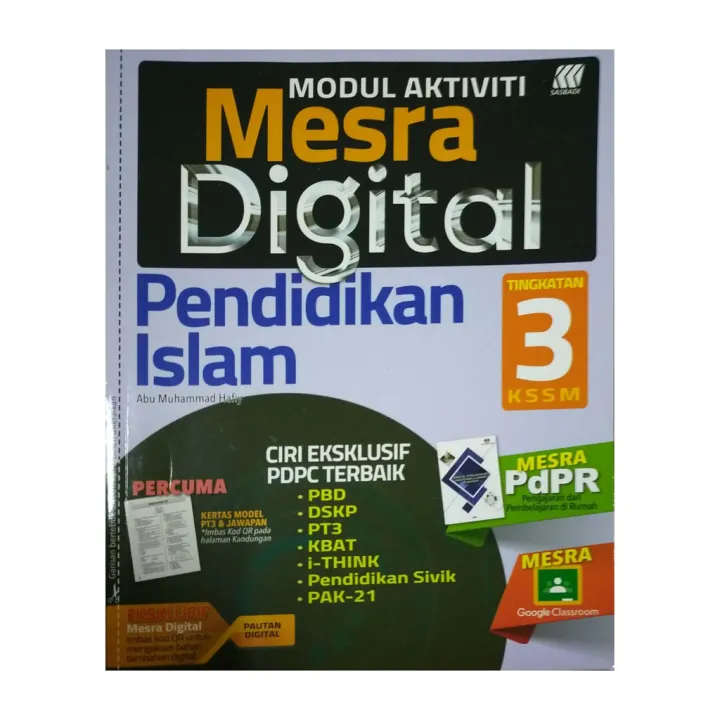 Ready Stock Buku Mesra Digital Kssm Pendidikan Islam Tingkatan 3 Mesra Pdpr Lazada