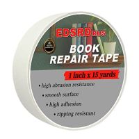 EDSRDRUS Binding Tape, White Book Repair Tape, No Glue Residue,4 Kinds of Sales, 1Inch, 15 Yards per roll