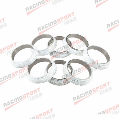 8PCS 2 "Inch Header Manifold Exhaust Flange Weld-On Graphite Donut Gasket