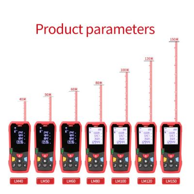 UNI-T Laser Distance Meter เลเซอร์วัดระยะ 50/100 เมตร Handheld Rangefinder เป้าเลเซอร์วัดระยะ เครื่องวัดระยะทางเลเซอร์ แบบมือถือ LM40 LM50 LM60 LM100 LM120 40 ม. 60 ม. 80 ม. 100 ม.